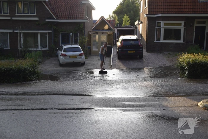 Opnieuw waterlekkage in woonwijk
