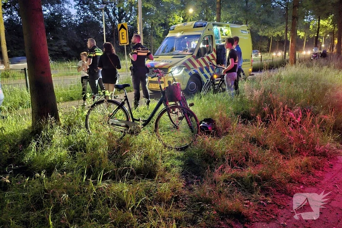 Fietser gewond na val