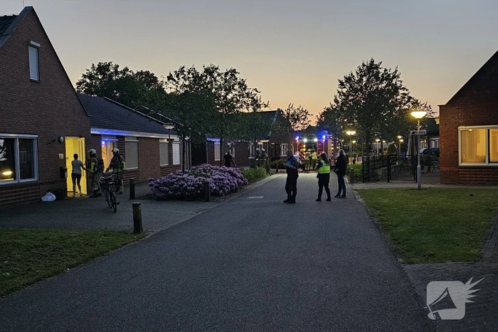 Rook van barbecue zorgt voor melding gebouwbrand