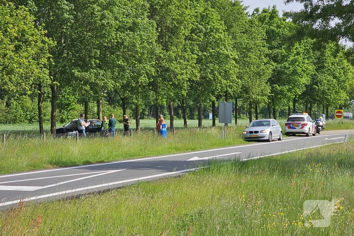 Automobilist raakt van de weg en ramt boom