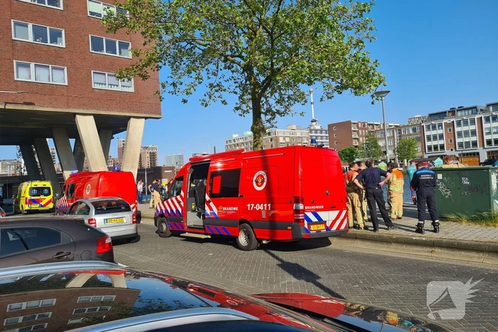 Zoekactie na melding persoon te water