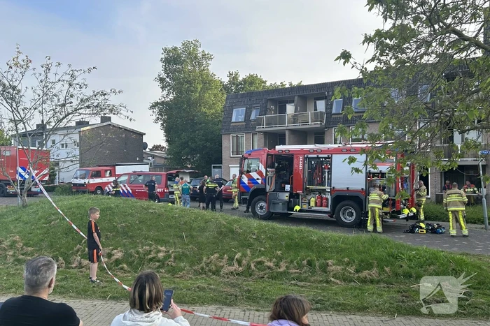 Appartementencomplex ontruimd vanwege hevige brand