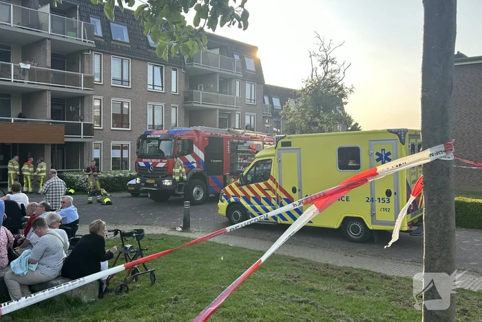 Appartementencomplex ontruimd vanwege hevige brand