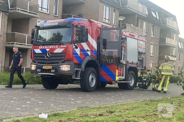 Appartementencomplex ontruimd vanwege hevige brand