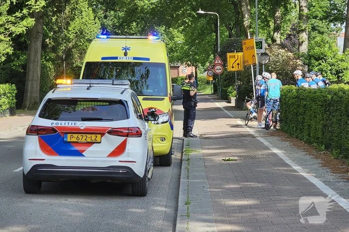 Wielrenner gewond na val