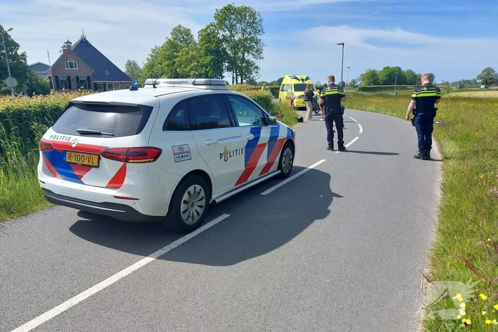 Wielrenner gewond bij aanrijding met scooter