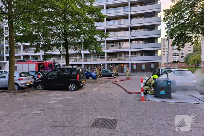 Containerbrand snel onder controle
