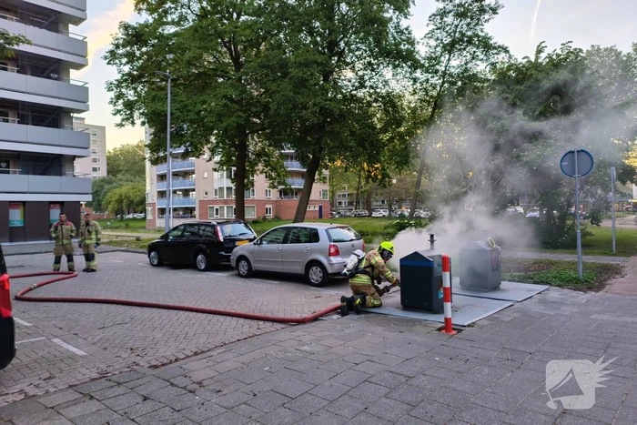 Containerbrand snel onder controle