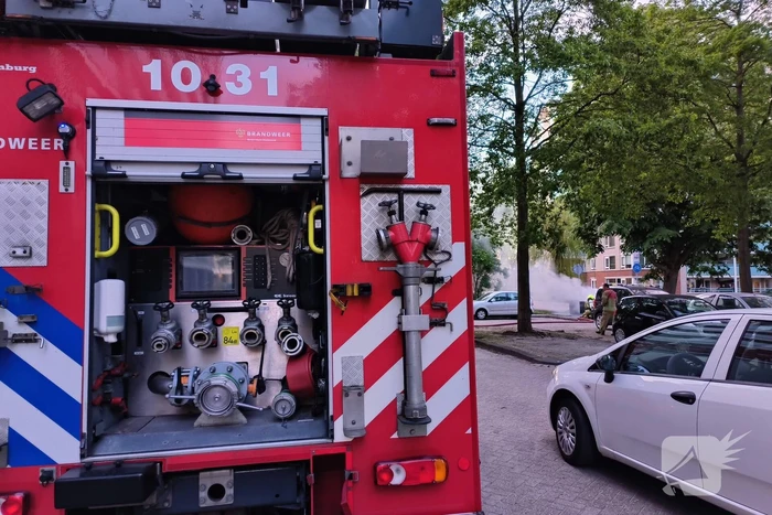 Containerbrand snel onder controle