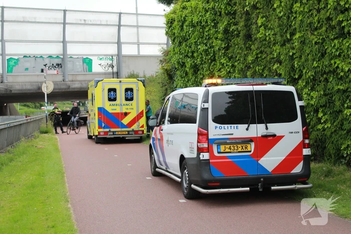 Fietser gewond bij botsing met scooterrijder
