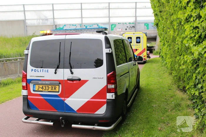 Fietser gewond bij botsing met scooterrijder
