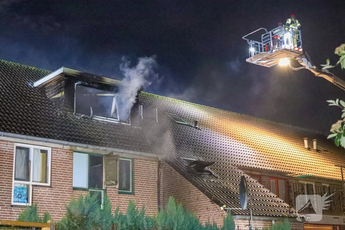 Woning onbewoonbaar door grote brand