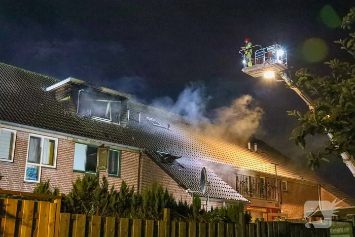 Woning onbewoonbaar door grote brand