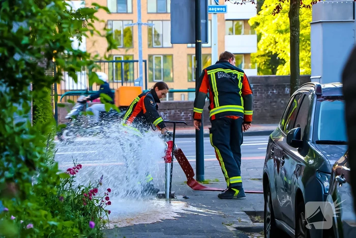 Brand in ondergrondse container