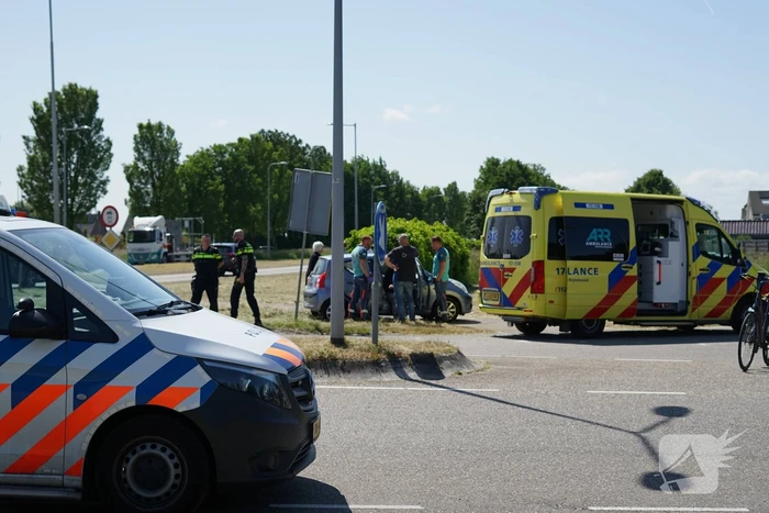Ongeval door voorrangsfout op kruising