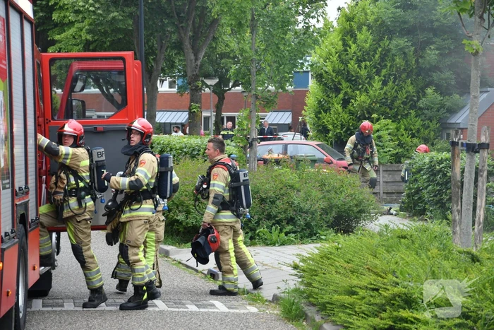 Hevige rookontwikkeling bij uitslaande brand