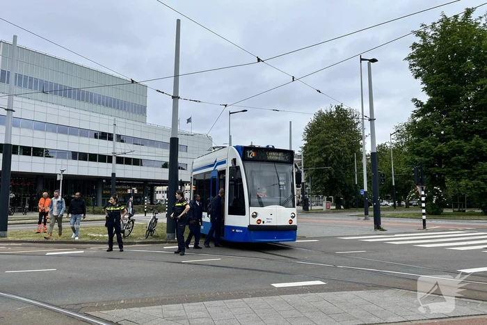 Tramverkeer ontregeld na ongeval