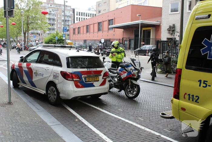 Scooterrijder gaat onderuit