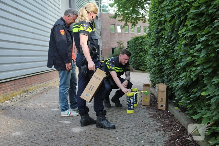 Meerdere lachgastanks in beslag genomen