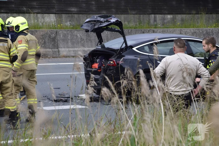 Veel schade bij ongeval op snelweg