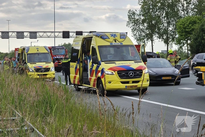 Veel schade bij ongeval op snelweg
