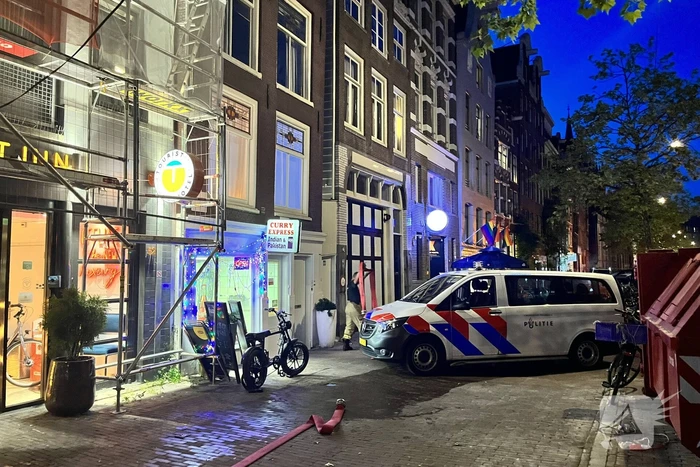 Brand in binnenplaats