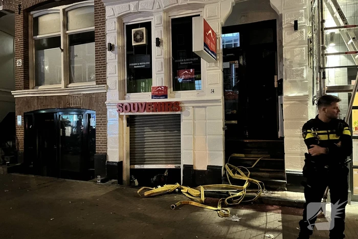 Brand in binnenplaats