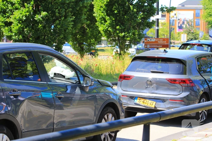 Veel schade bij kop-staart botsing