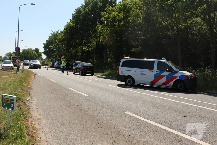 Meerdere voertuigen betrokken bij ongeval