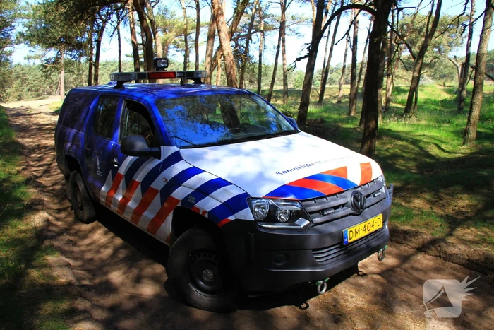 Brand in bos laait weer op