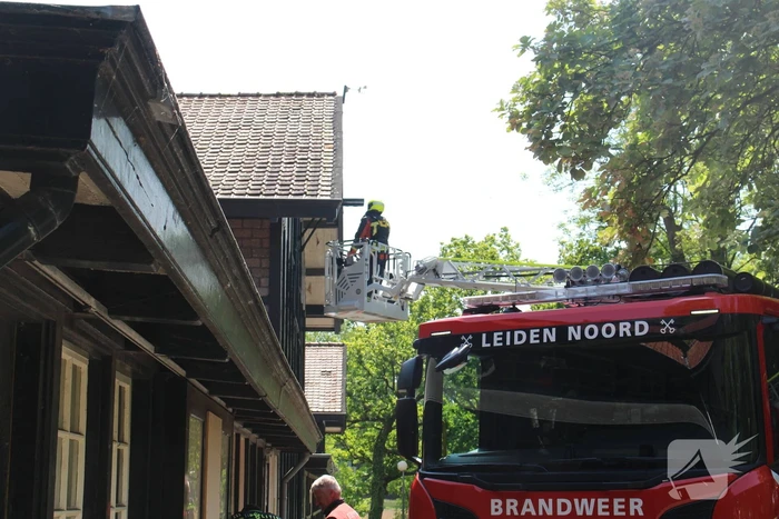 Brand in fietsenstalling geblust