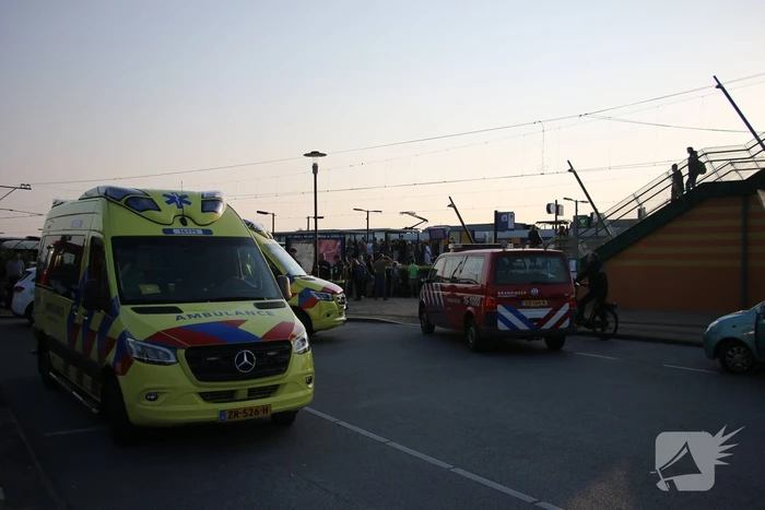 Treinverkeer gestremd wegens medische noodsituatie, traumahelikopter ingezet