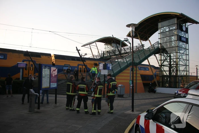 Treinverkeer gestremd wegens medische noodsituatie, traumahelikopter ingezet
