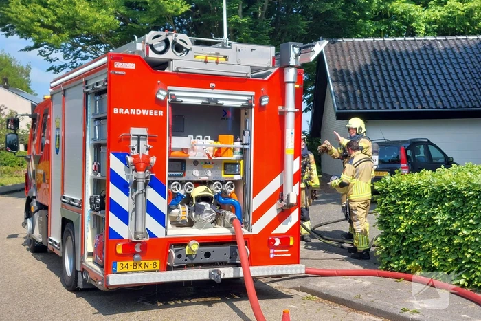 Kortsluiting in warmwaterboiler veroorzaakt brand