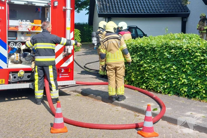 Kortsluiting in warmwaterboiler veroorzaakt brand