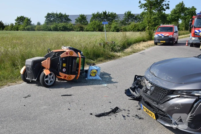Gewonde bij frontale botsing