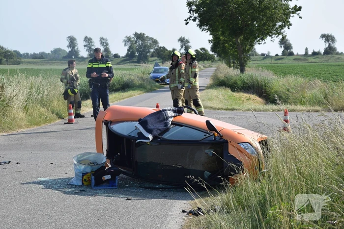 Gewonde bij frontale botsing