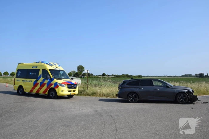 Gewonde bij frontale botsing