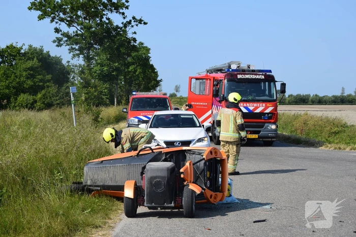 Gewonde bij frontale botsing