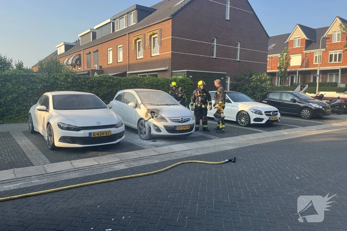 Schade aan voertuig na brand