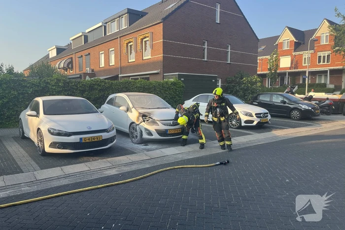 Schade aan voertuig na brand