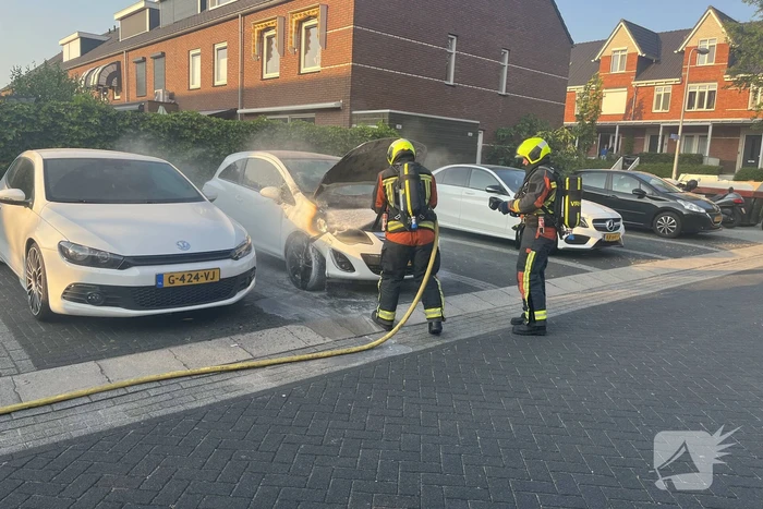 Schade aan voertuig na brand