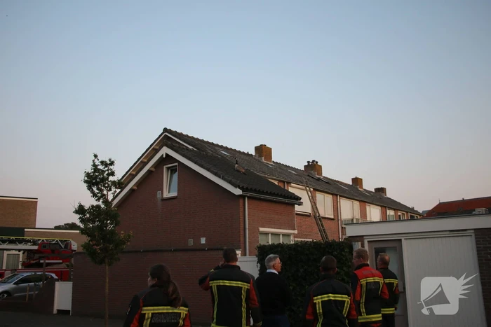 Brandweer ingezet voor gans op dak van schuur