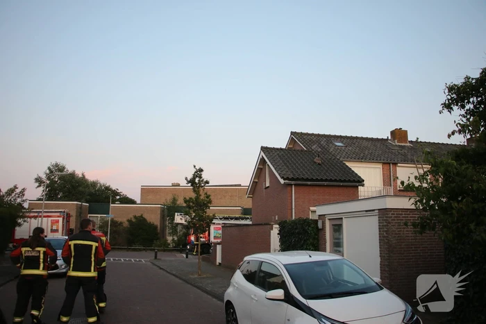 Brandweer ingezet voor gans op dak van schuur
