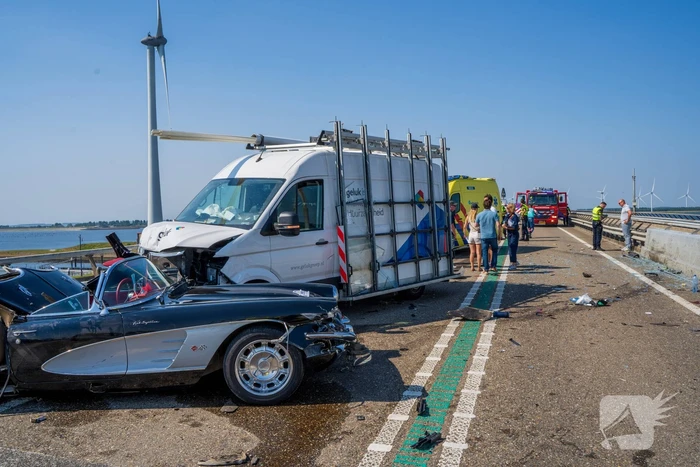 Klassieke auto betrokken bij ongeval