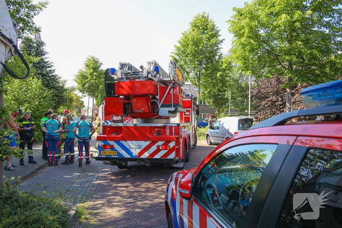 Gewonde bij brand in woning