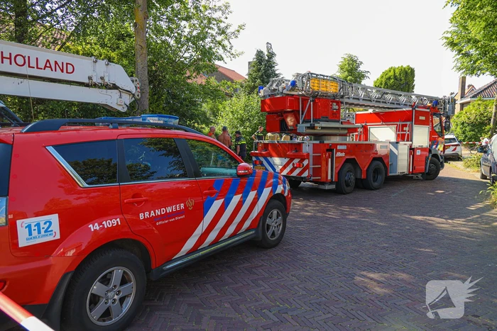 Gewonde bij brand in woning