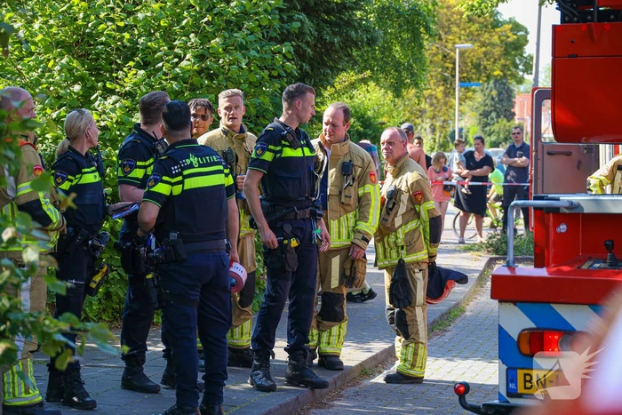 Gewonde bij brand in woning