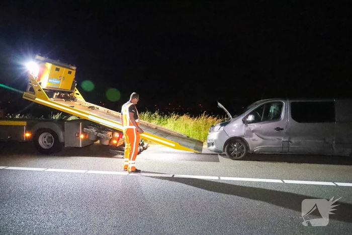 Meerdere voertuigen berokken bij aanrijding