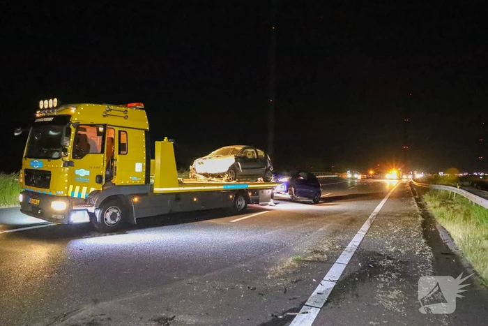 Meerdere voertuigen berokken bij aanrijding